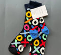 Play Mode Crew Socks | Colorful X & O Pattern Socks