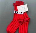 All In Crew Socks | Bold Red Statement Socks