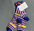 Crossroads Color Block Stripe Crew Socks