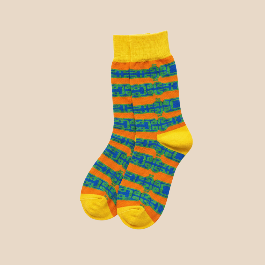 Electric Summer Crew Socks