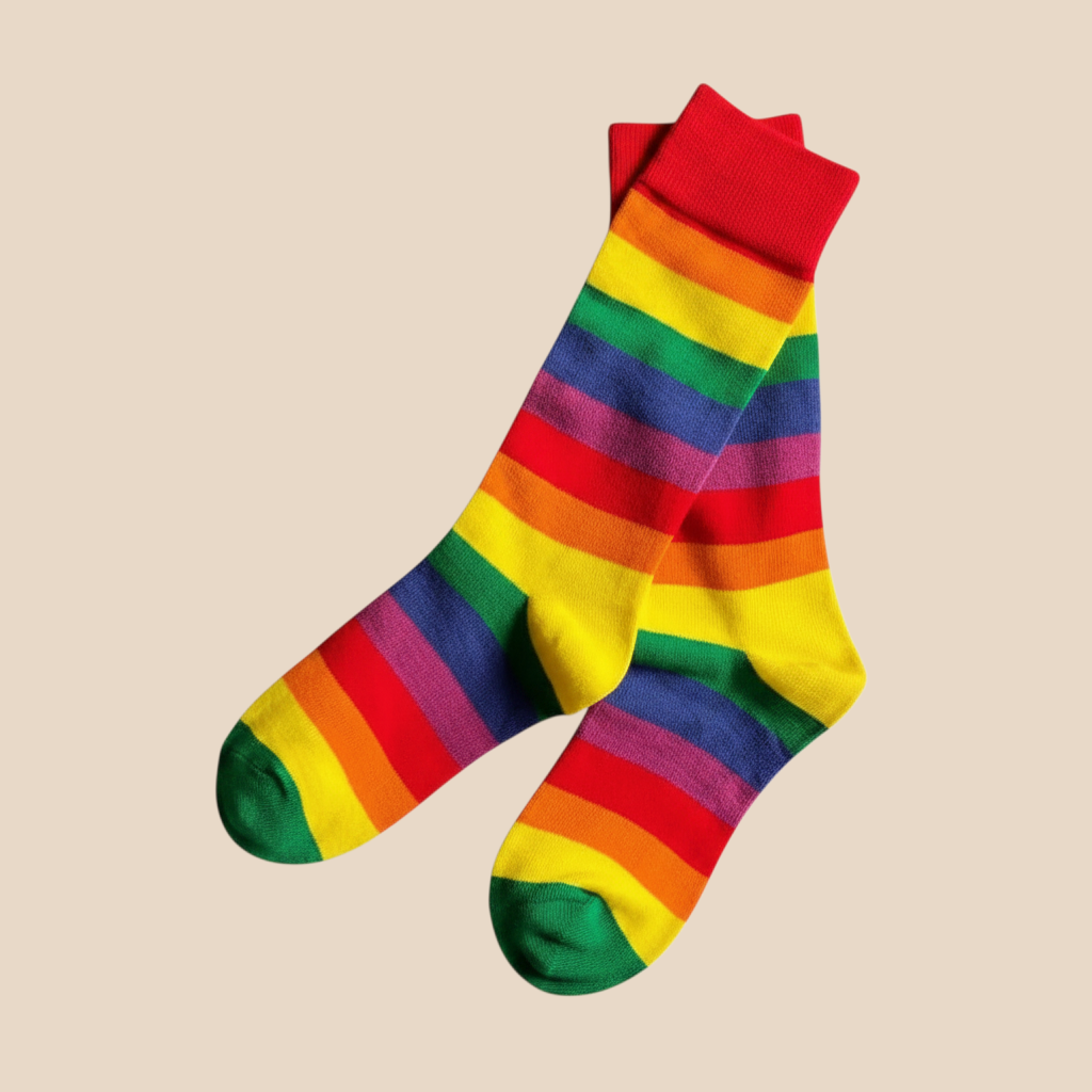 Color Therapy Crew Socks